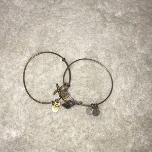 2 Alex and Ani beach theme bracelets